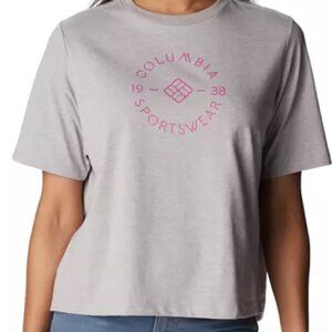 North Cascades Relaxed T‑Shirt Burgundy Graphic Tee